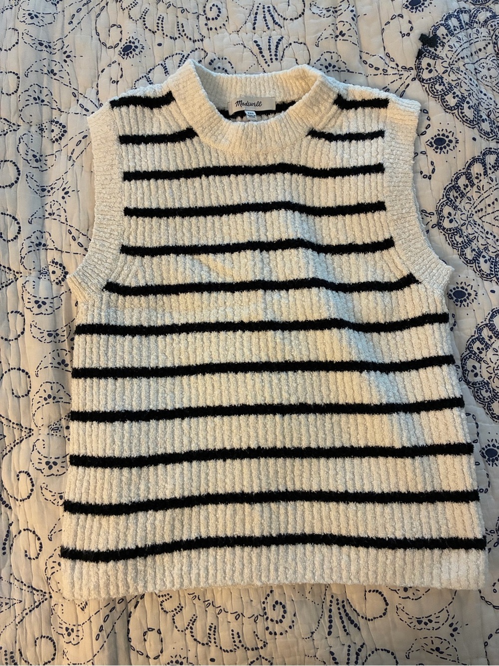 Madewell Striped Sweater Tank - XXS